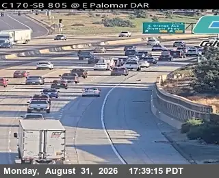 I-805 East Palomar ramp