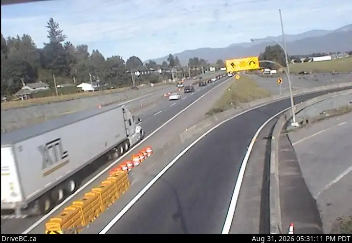 Sumas Way at Highway 1 eastbound