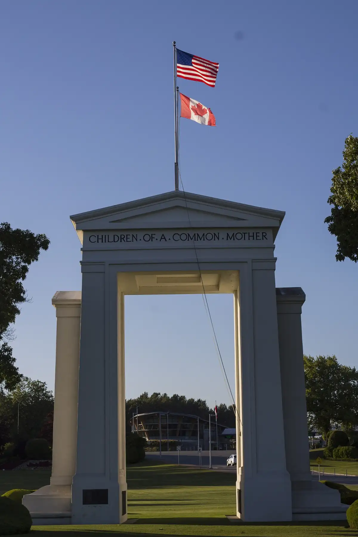 Peace Arch border crossing at Blaine